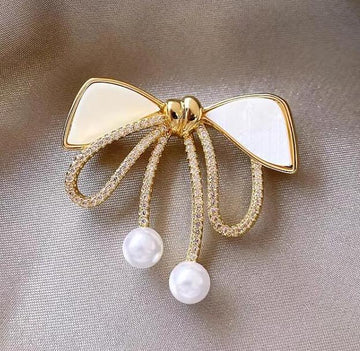 XSB129 - Elegant Bowknot Saree Brooch